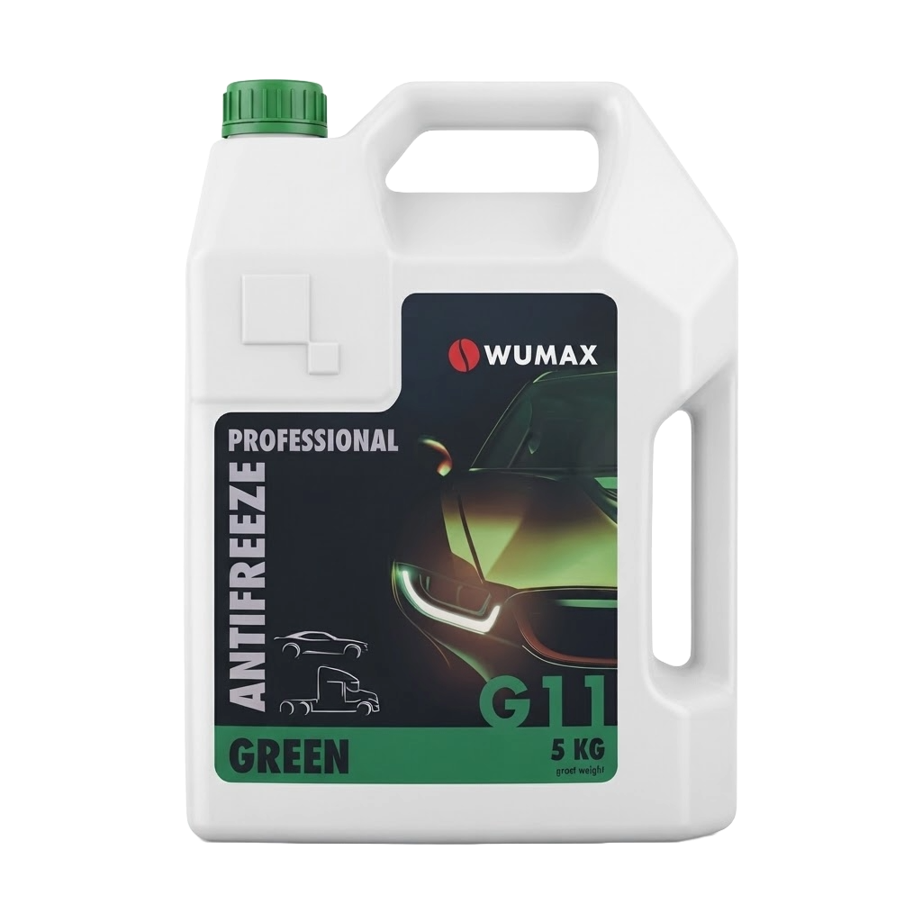 Антифриз ANTIFREEZE PROFESSIONAL G11, зелёный, 5 кг., WUMAX