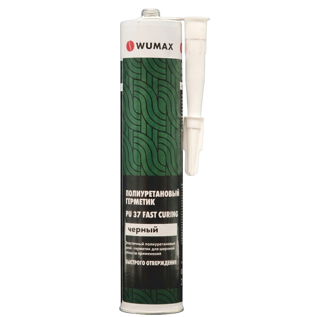 Полиуретановый герметик PU 37 FAST CURING, чёрный, 310 мл. WUMAX