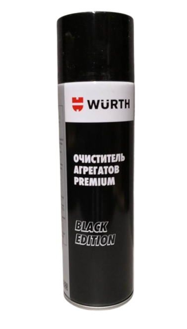 Очиститель агрегатов Premium, Black Edition, Wurth 500 мл.