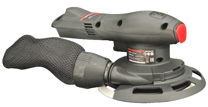 Эксцентриковая шлифовальная машина аккумуляторная ETS 18-150 CLASSIC (без ЗУ и АКБ), WUMAX