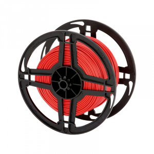 Провод авто FLRY 0,35мм2 красный ZEBRA, мин. 100 м.п. (100 шт=100 м)