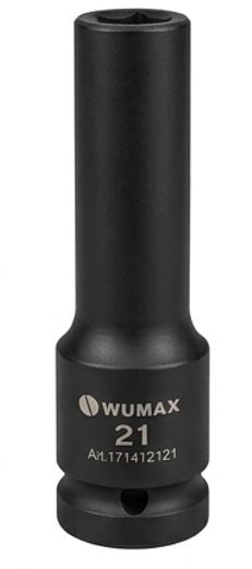 Ударная головка, 6 граней, 1/2" ,SW 21 ,WUMAX