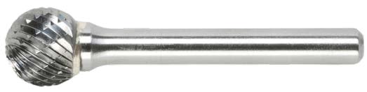 Борфреза сферическаяская 6x5x50x6 мм., Тип D, WUMAX