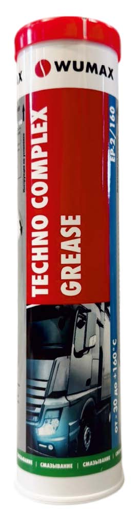 Многоцелевая пластичная смазка в тубе TECHNO COMPLEX GREASE EP-2/160, 380 гр. WUMAX