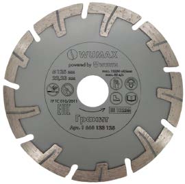 Алмазный диск по граниту d125*22,23, WUMAX