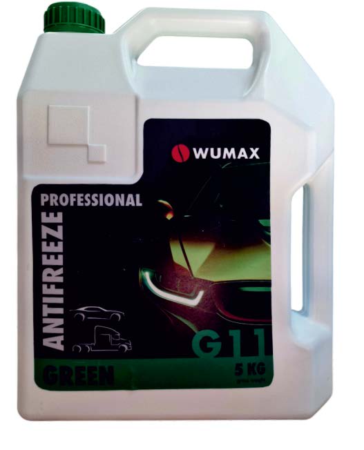 Антифриз ANTIFREEZE PROFESSIONAL G11, зелёный, 5 кг., WUMAX