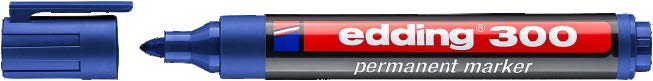 Маркер перм. "300"Edding  синий