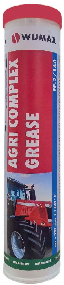 Многоцелевая пластичная смазка в тубе AGRI COMPLEX GREASE EP-2/160, 380 гр. WUMAX