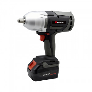 Ударный аккумуляторный гайковерт BIW 18-BL, 1/2", 1000 Нм, WURTH