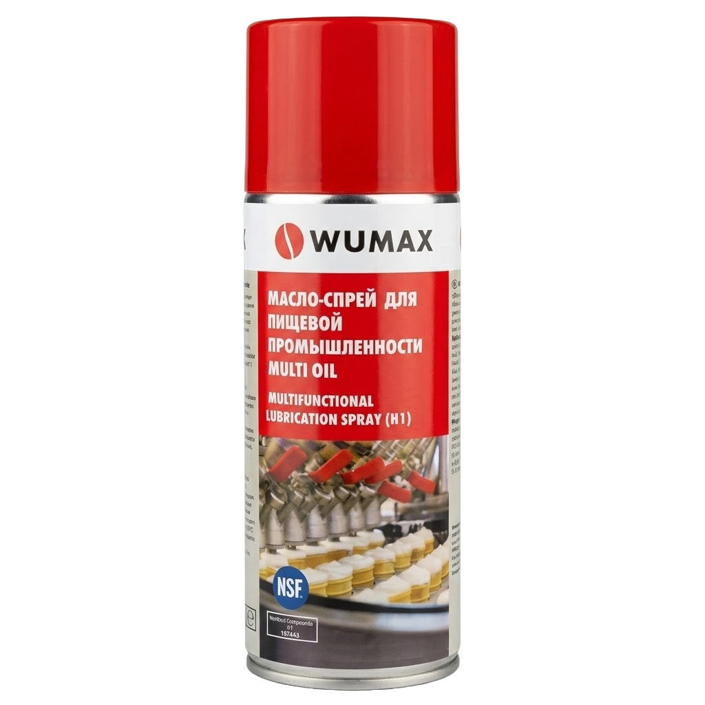 Масло-спрей  для пищевой промышленности MULTI OIL, 400 мл., WUMAX