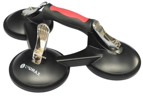 Вакуумный захват, тройной, алюминий, 180кг, WUMAX