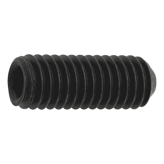 Винт установ. DIN916 45Н черн. М3х4