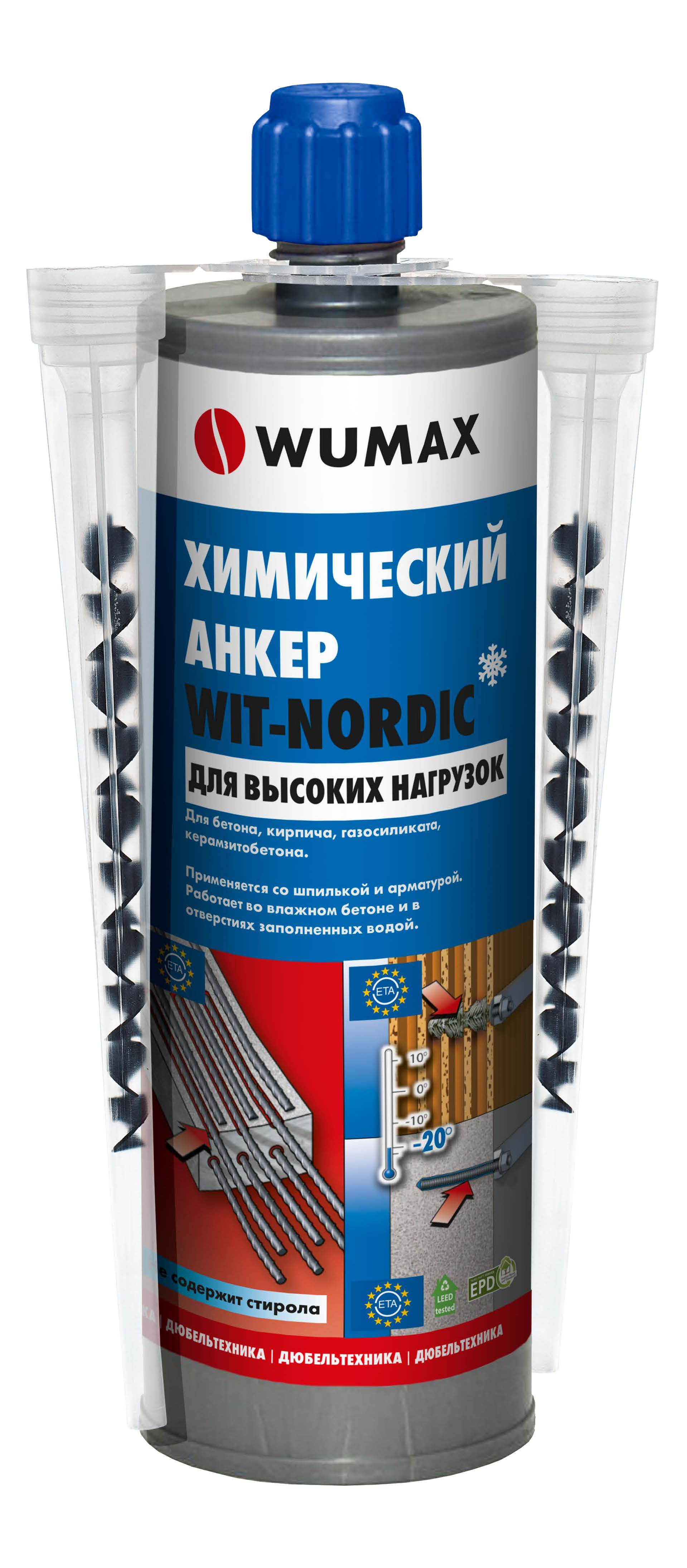 Химический анкер WIT-NORDIC (420 мл., 2 смесителя)