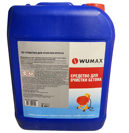 Средство для очистки бетона, 5 кг, Wumax