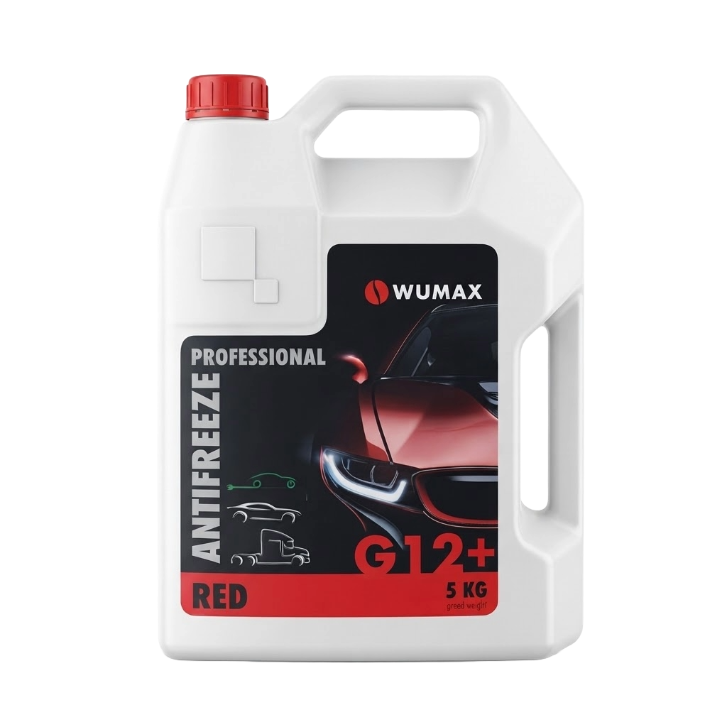Антифриз ANTIFREEZE PROFESSIONAL G12 PLUS, красный, 5 кг., WUMAX