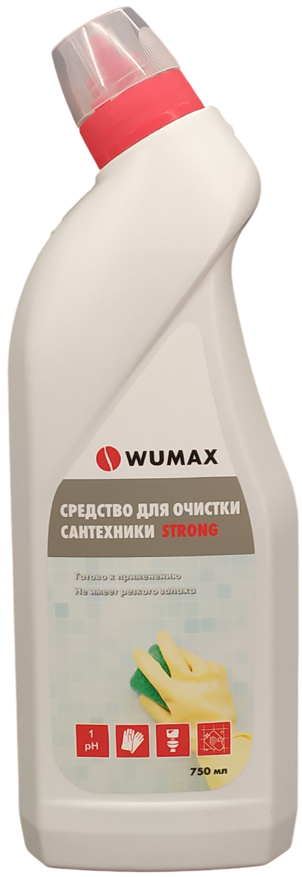Средство для очистки сантехники STRONG 750 мл WUMAX
