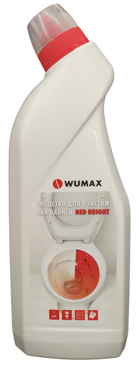 Средство для очистки санфаянса RED BRIGHT 750 мл WUMAX