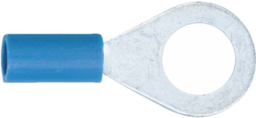 Наконечник кольцевой WUMAX изолированный М8 1,5-2,5 кв. мм., синий