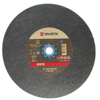 Круг отрезной D355*3,0*25,4 мм, прямой, RED LINE, сталь