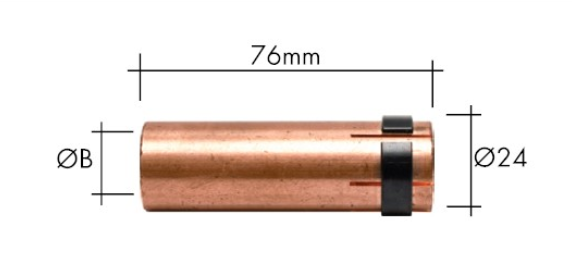 Сопло конич. внутр. диам. 16 76 мм для горелки MB 501
