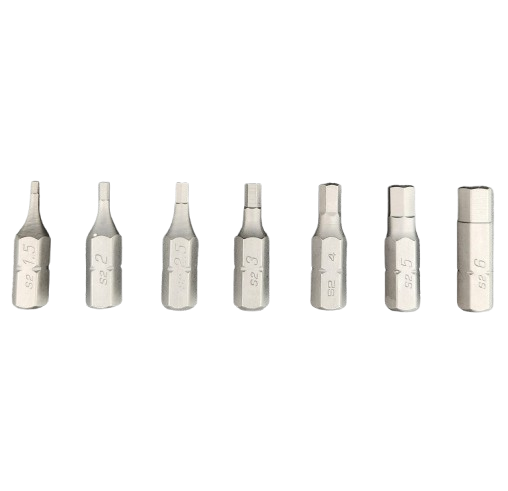 Бита HEX 1.5, 1/4", C 6.3, 25мм, WUMAX