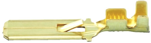 Разъем штыревой WUMAX неизолированный плоский, 6,3x0,8 мм., 1,5-2,5 кв. мм.