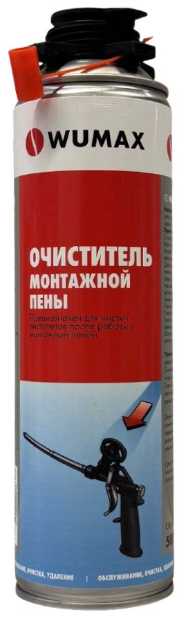 Очиститель монтажной пены, 420гр., Wumax