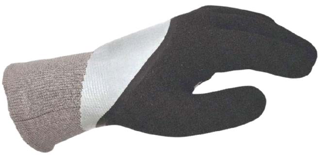 Перчатки защитные от минимальных рисков, покрыты латексом, SpiderFlex Thermo DRY, утепленные, р. 10,