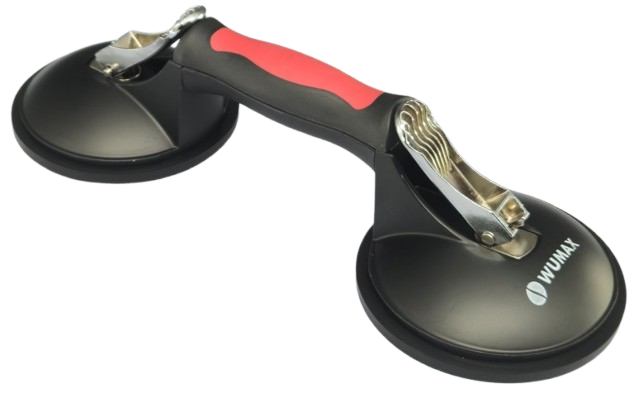 Вакуумный захват, двойной, алюминий, 120кг, WUMAX