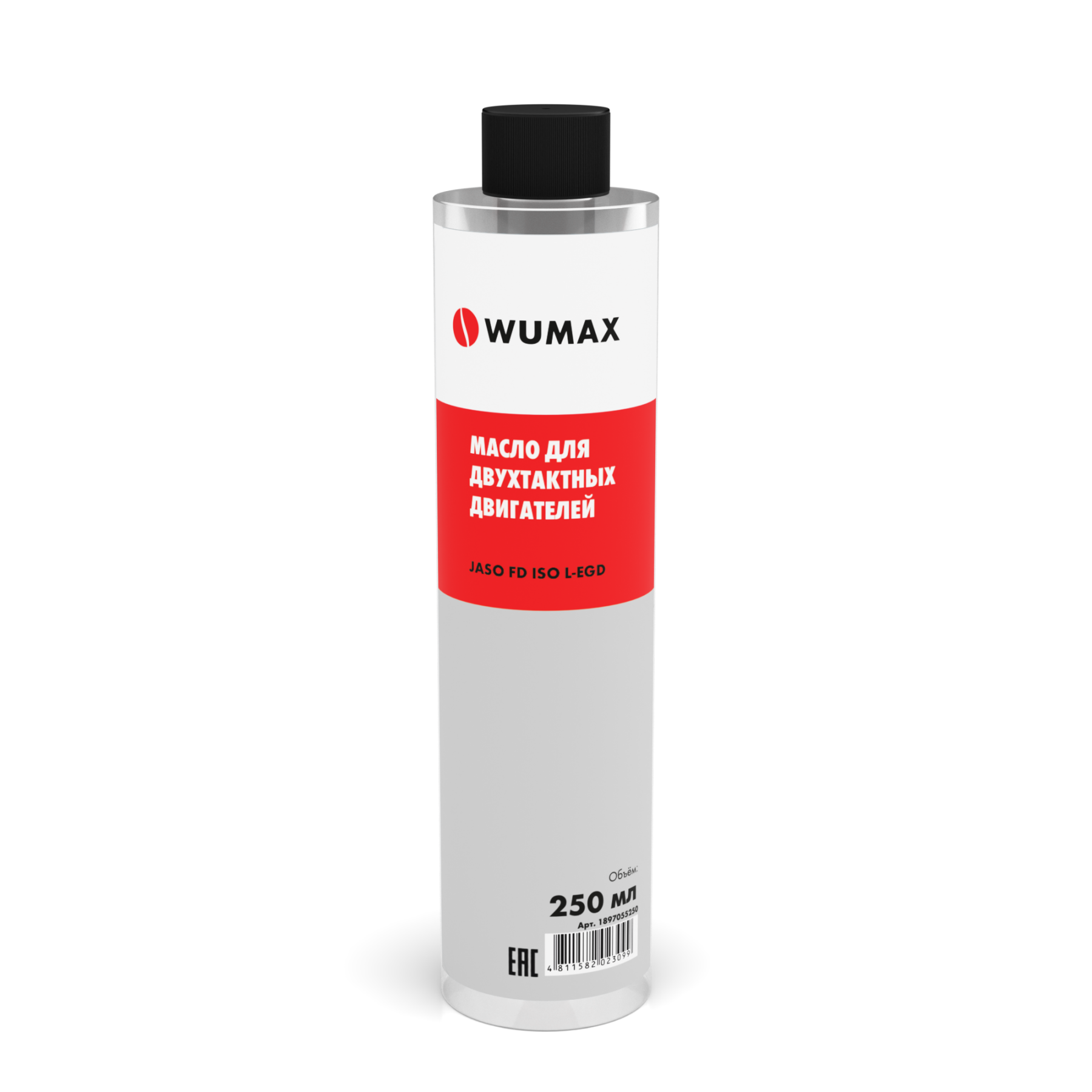 Масло для двухтактных двигателей WUMAX (API TC JASO FD ISO L-EGD), 250 мл