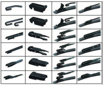 Щетки для стеклоочистителей, бескаркасные, 425мм-17''