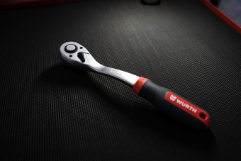 Трещотка 1/2, 72 зуба, L250 мм Red Stripe, WURTH