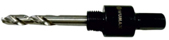 Адаптер для коронки d 14-30 мм с центр. cверлом d 6,36 мм., WUMAX
