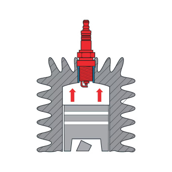 Втулка резьбовая для ремонта свечей зажигания, cеребрян., конич. TIME-SERT M14х1,25х15,8