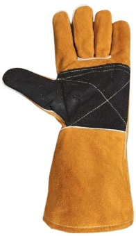 Перчатки защитные сварщика WeldMASTER, из нат. кожи (спилок), р-р 9, WUMAX