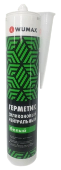 Герметик силиконовый нейтральный, белый, 280мл