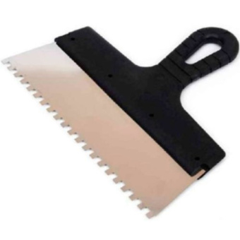 Шпатель WUMAX зубчатый нержавеющая сталь 6/250 мм