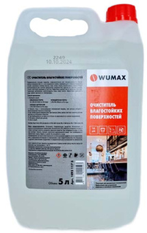 Очиститель влагостойких поверхностей WUMAX, 5 л. 