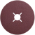 Фибровый круг по стали PROLINE P120-D125 Wumax