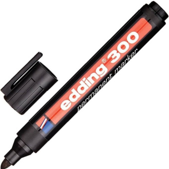 Маркер перм. "300"Edding  черный