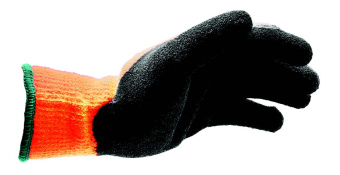 Перчатки защитные трикотажные утепленные, покрыты латексом, Latex winter, р.10