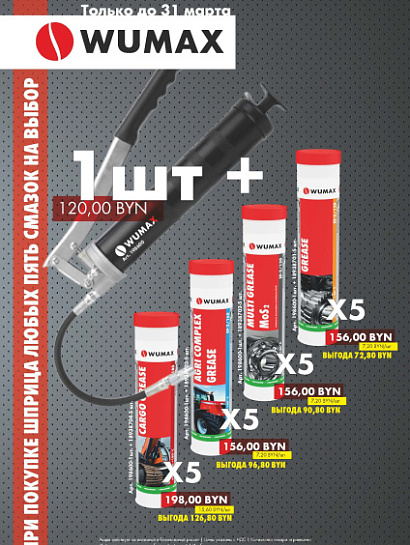 Акция - Шприцы и смазки!