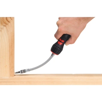 Набор бит и головок (37 шт.) с реверсивной отверткой, ZEBRA, WURTH