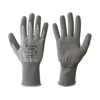 Перчатки защитные трикотажные, покрыты полиуретаном, Pu CUT4, р. 9