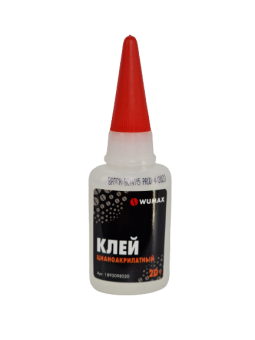 Клей цианоакрилатный, 20 гр. WUMAX