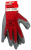Перчатки защитные от минимальных рисков, покрыты нитрилом, Red Nitrile, р. 10, WUMAX