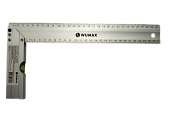 Угольник строительный алюминиевый, 300 мм, WUMAX