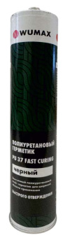 Полиуретановый герметик PU 37 FAST CURING, чёрный, 310 мл. WUMAX