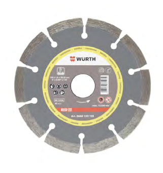 Алмазный круг по бетону RED LINE, D350, посад. 25.4