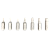 Бита HEX 1.5, 1/4", C 6.3, 25мм, WUMAX